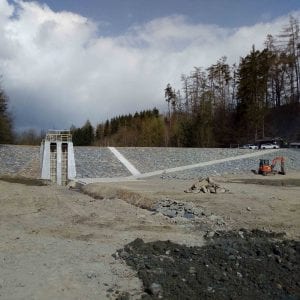 Povodí Moravy dokončuje obnovu vodní nádrže Hrabišín
