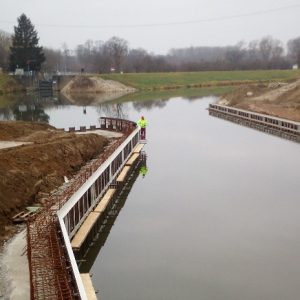 Povodí Moravy zahájilo na Baťově kanálu modernizaci rejd plavebních komor