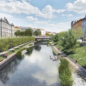 Brno: Náplavka jako součást protipovodňových opatření