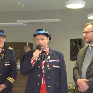 Ministr zemědělství Zdeněk Nekula zahájil dnes  v sídle Povodí Vltavy výstavu o vorařství